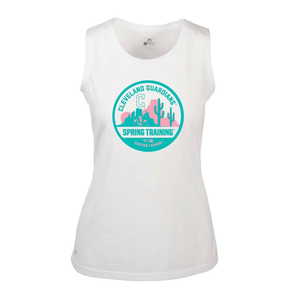 Cleveland Guardians Levelwear Women's Macy Spring Training Badge Bold Tank Top - MLB