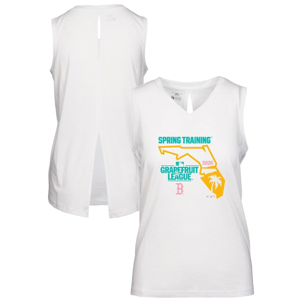 Boston Red Sox Levelwear Women's 2026 Spring Training Paisley Ball Bold Tank - MLB