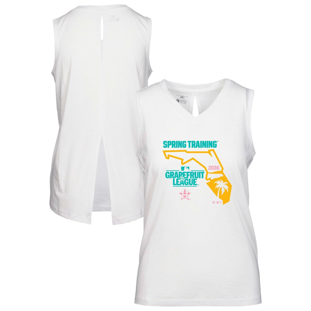 Houston Astros Levelwear Women's 2026 Spring Training Paisley Ball Bold Tank - MLB