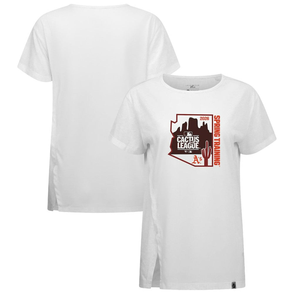 Athletics Levelwear Women's 2026 Spring Training Influx Ball Bold T-Shirt - MLB