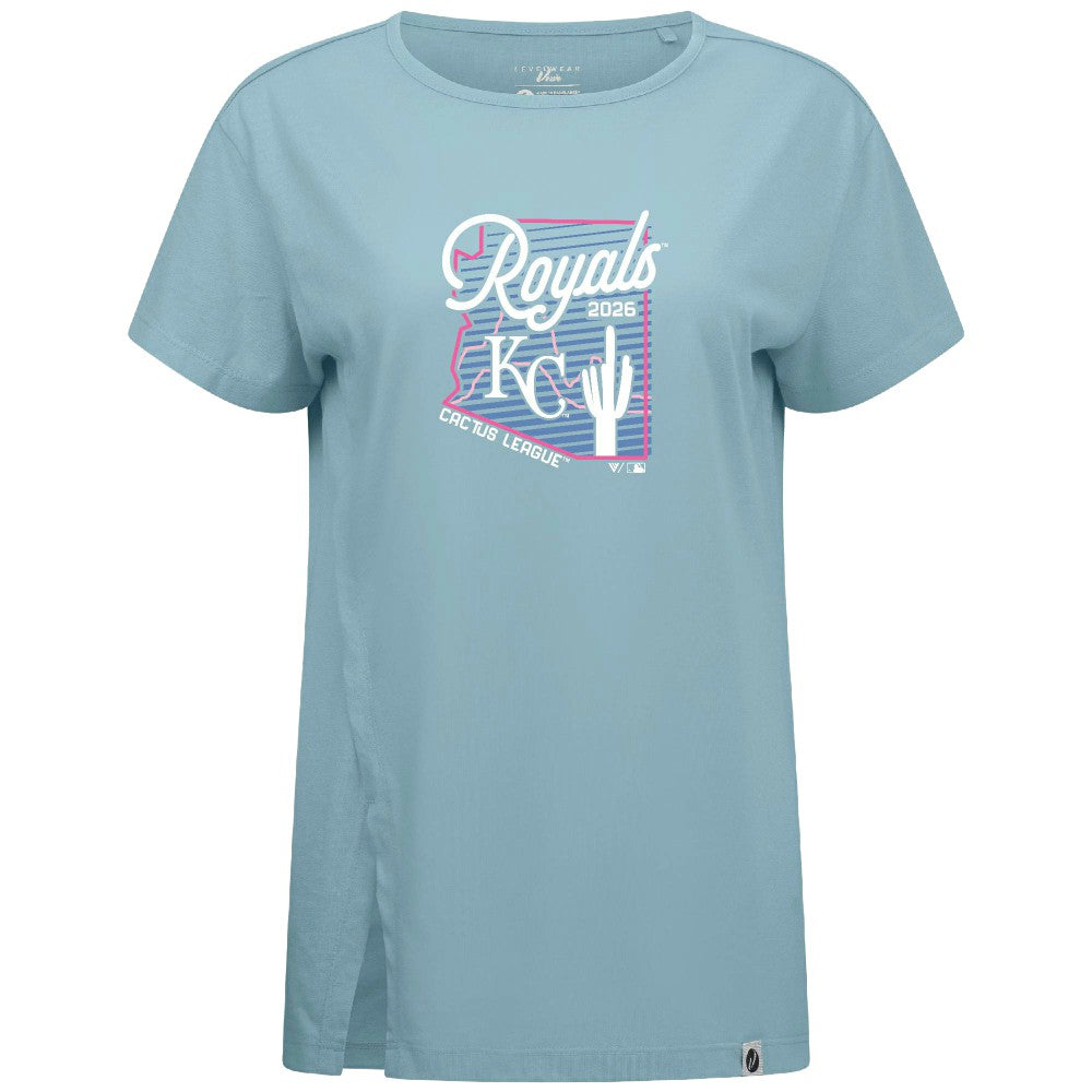 Kansas City Royals Levelwear Women's Influx Spring Training Sunrise Bold T-Shirt - MLB