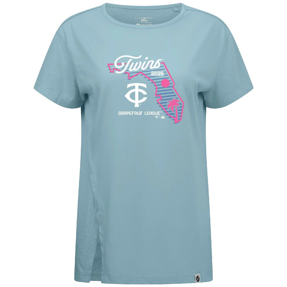 Minnesota Twins Levelwear Women's Influx Spring Training Sunrise Bold T-Shirt - MLB