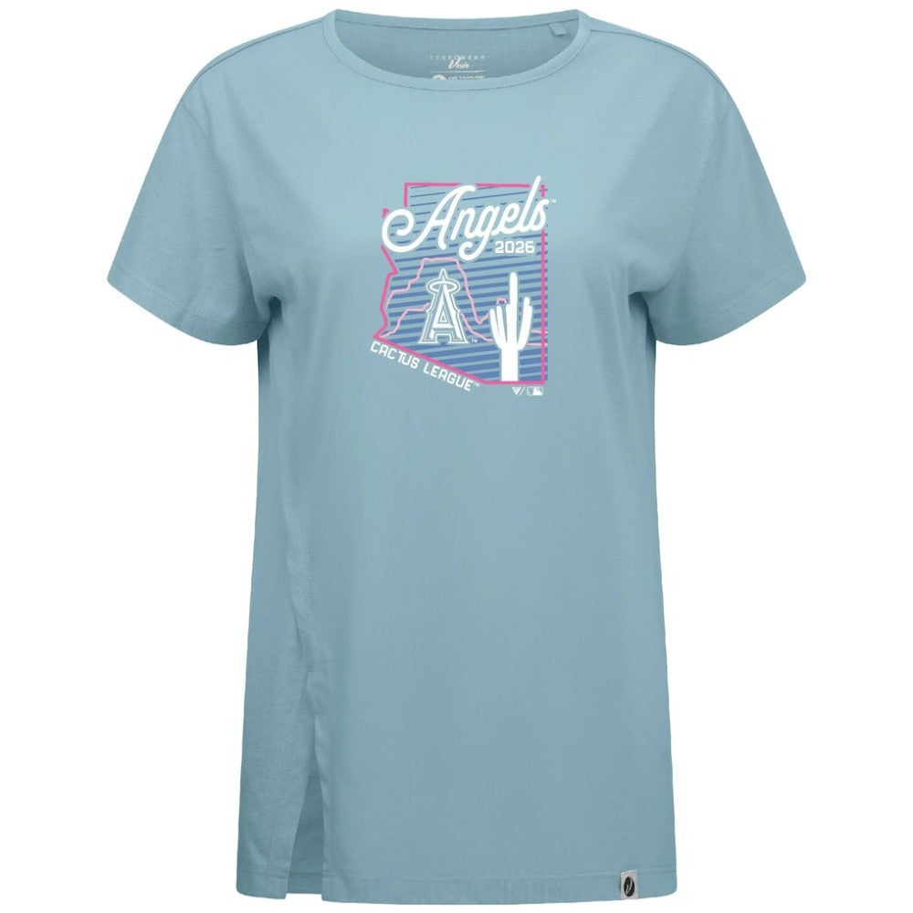 Los Angeles Angels Levelwear Women's Influx Spring Training Sunrise Bold T-Shirt - MLB