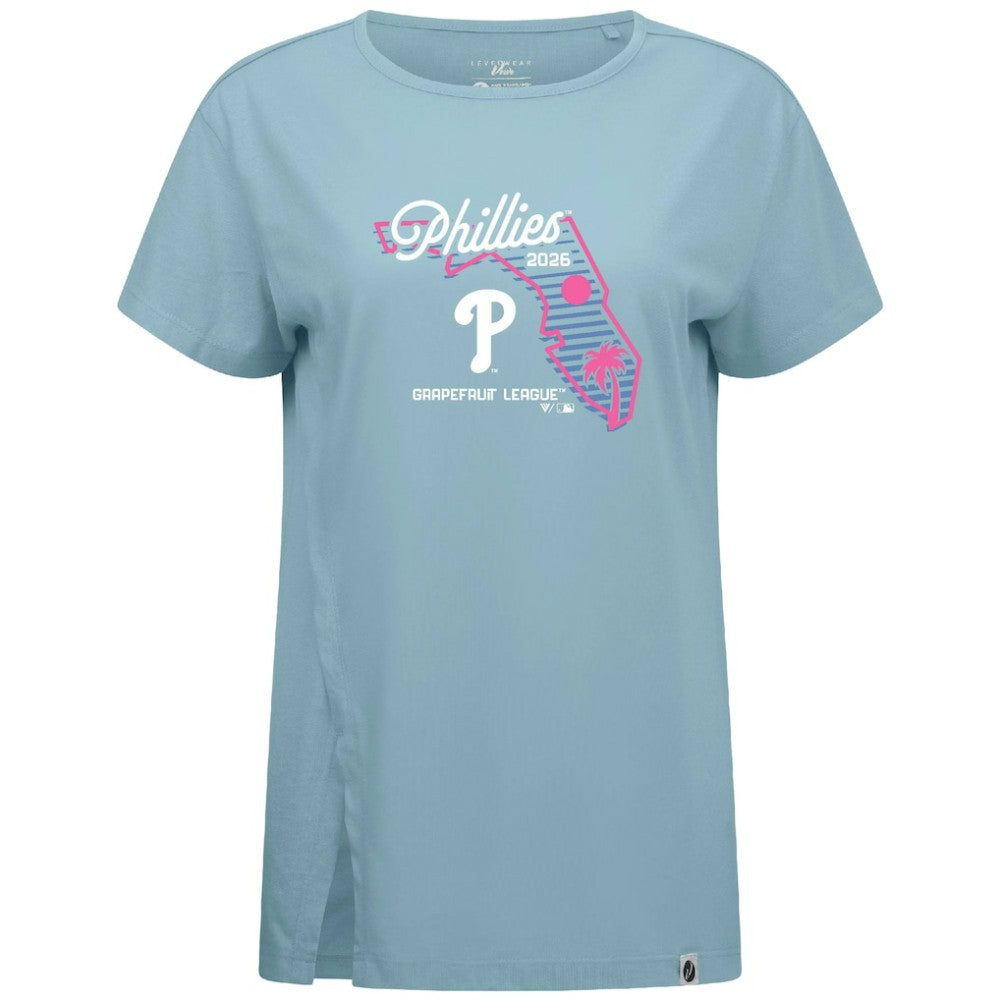 Philadelphia Phillies Levelwear Women's Influx Spring Training Sunrise Bold T-Shirt - MLB