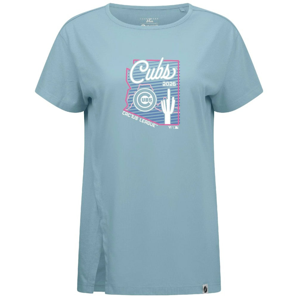 Chicago Cubs Levelwear Women's Influx Spring Training Sunrise Bold T-Shirt - MLB