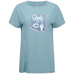 Cincinnati Reds Levelwear Women's Influx Spring Training Sunrise Bold T-Shirt - MLB