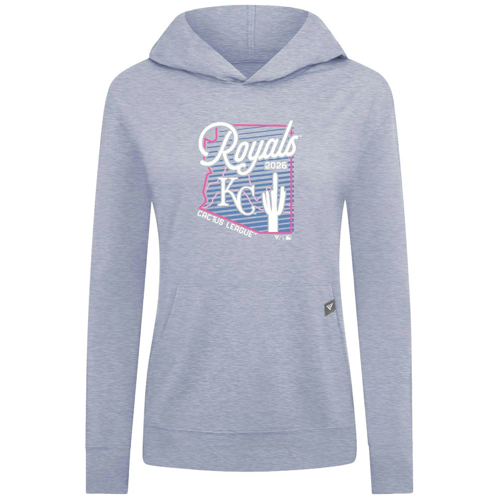 Kansas City Royals Levelwear Women's Relay Spring Training Sunrise Bold Hoodie - MLB