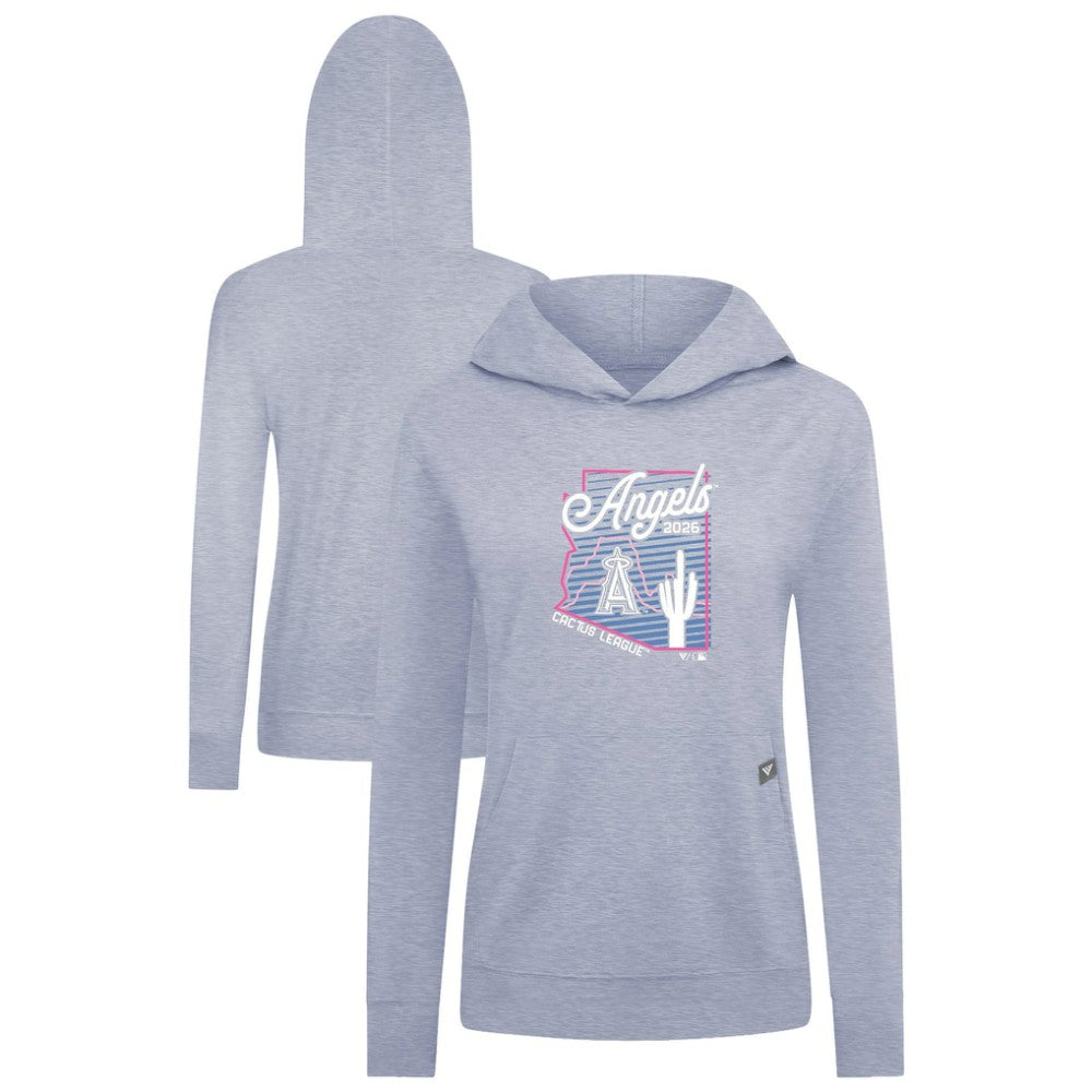 Los Angeles Angels Levelwear Women's Relay Spring Training Sunrise Bold Hoodie - MLB