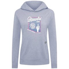 Milwaukee Brewers Levelwear Women's Relay Spring Training Sunrise Bold Hoodie - MLB