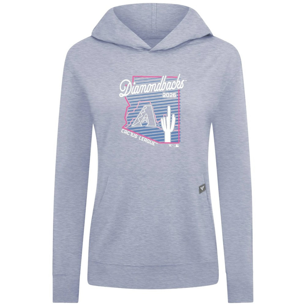 Arizona Diamondbacks Levelwear Women's Relay Spring Training Sunrise Bold Hoodie - MLB