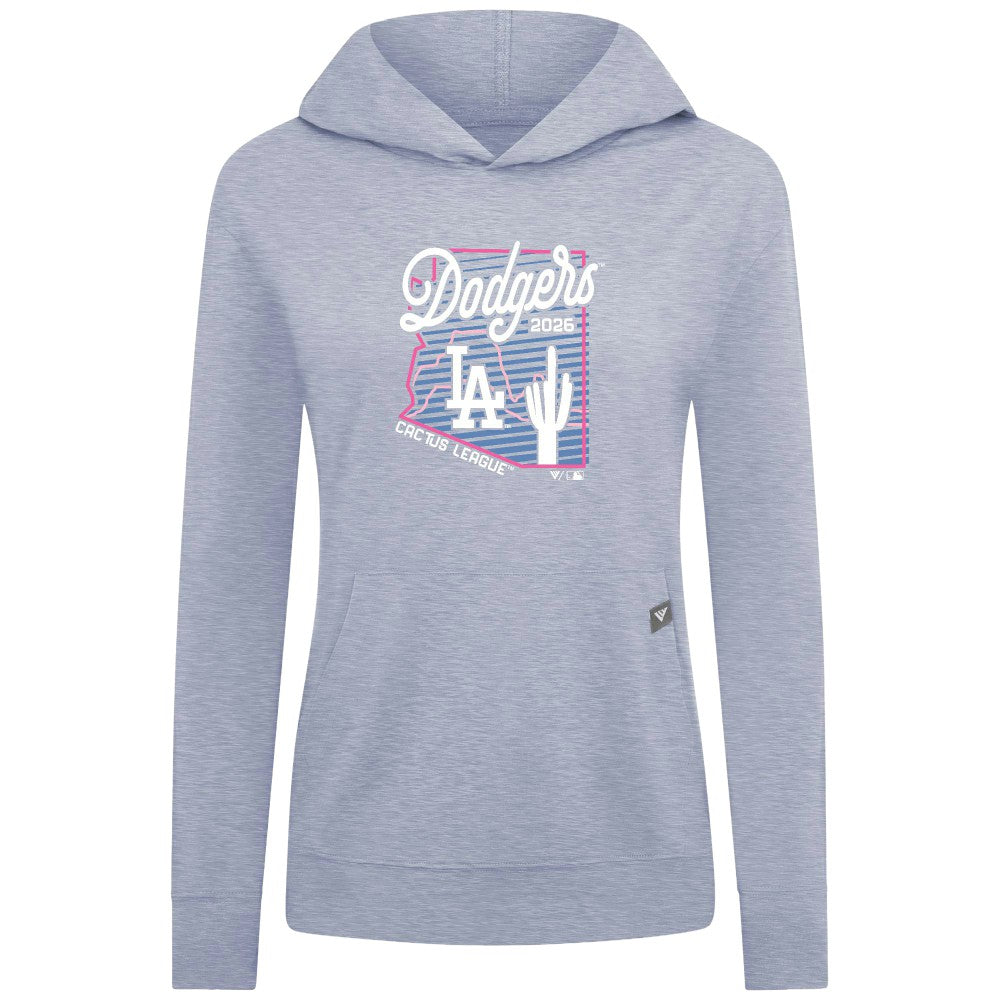 Los Angeles Dodgers Levelwear Women's Relay Spring Training Sunrise Bold Hoodie - MLB