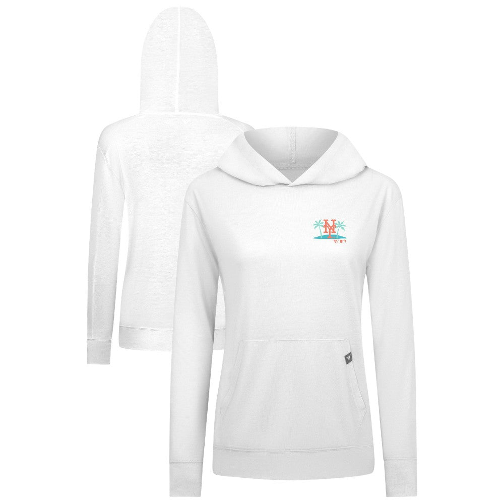 New York Mets Levelwear Women's Relay Spring Break Panoramic Bold Hoodie - MLB