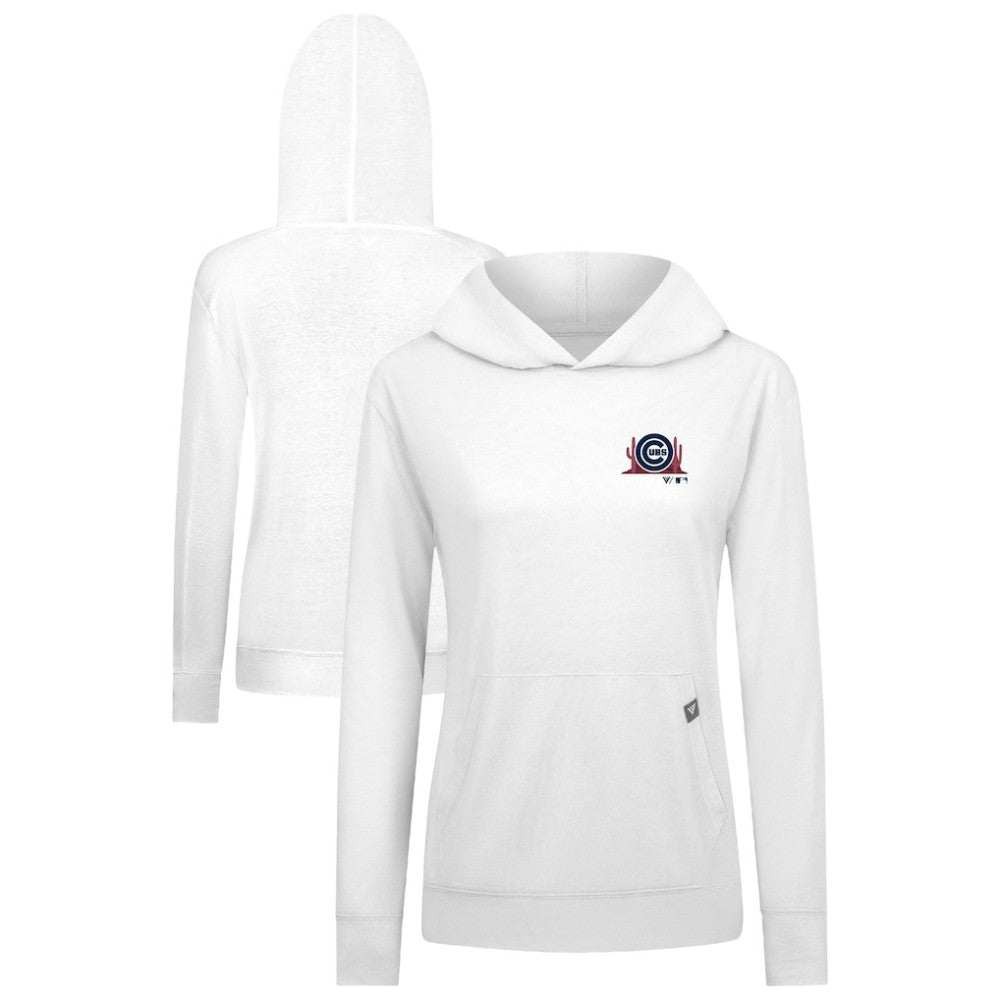 Chicago Cubs Levelwear Women's Relay Spring Break Panoramic Bold Hoodie - MLB