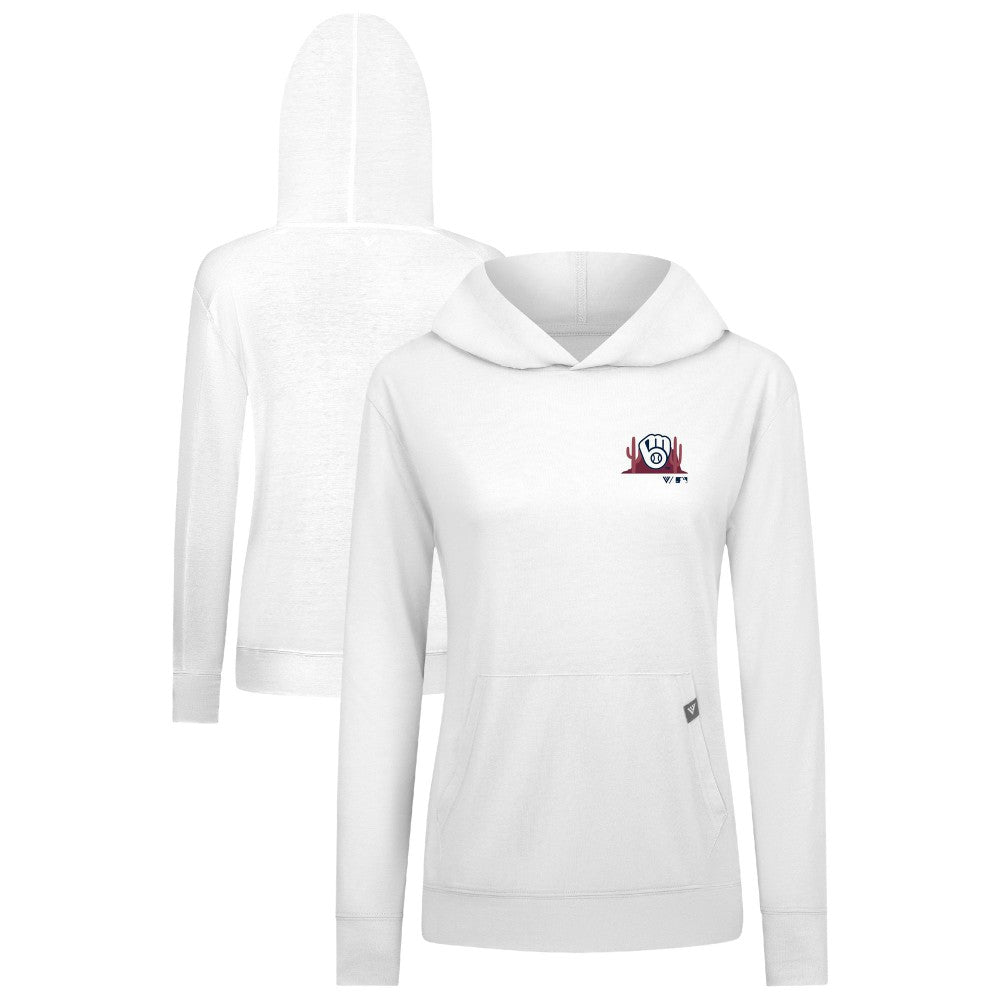 Milwaukee Brewers Levelwear Women's Relay Spring Break Panoramic Bold Hoodie - MLB