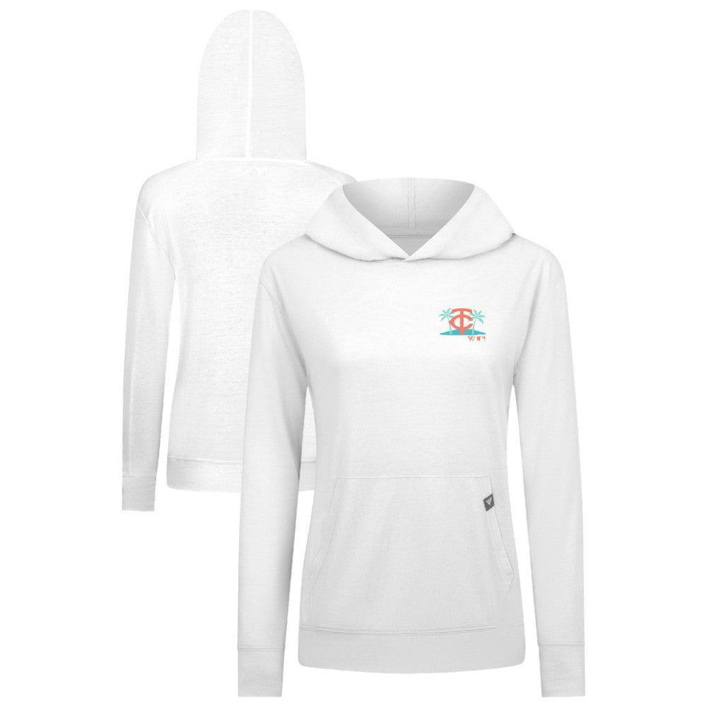Minnesota Twins Levelwear Women's Relay Spring Break Panoramic Bold Hoodie - MLB