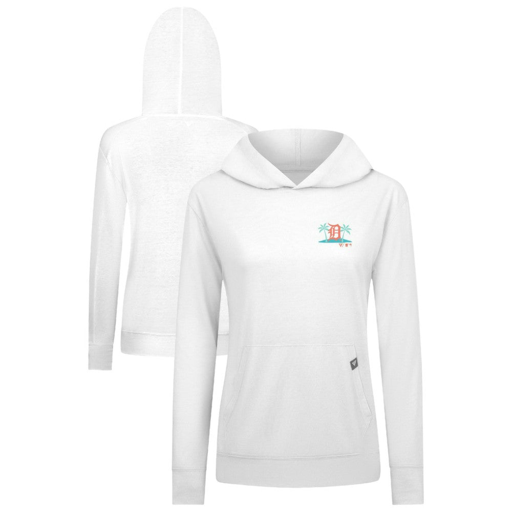 Detroit Tigers Levelwear Women's Relay Spring Break Panoramic Bold Hoodie - MLB