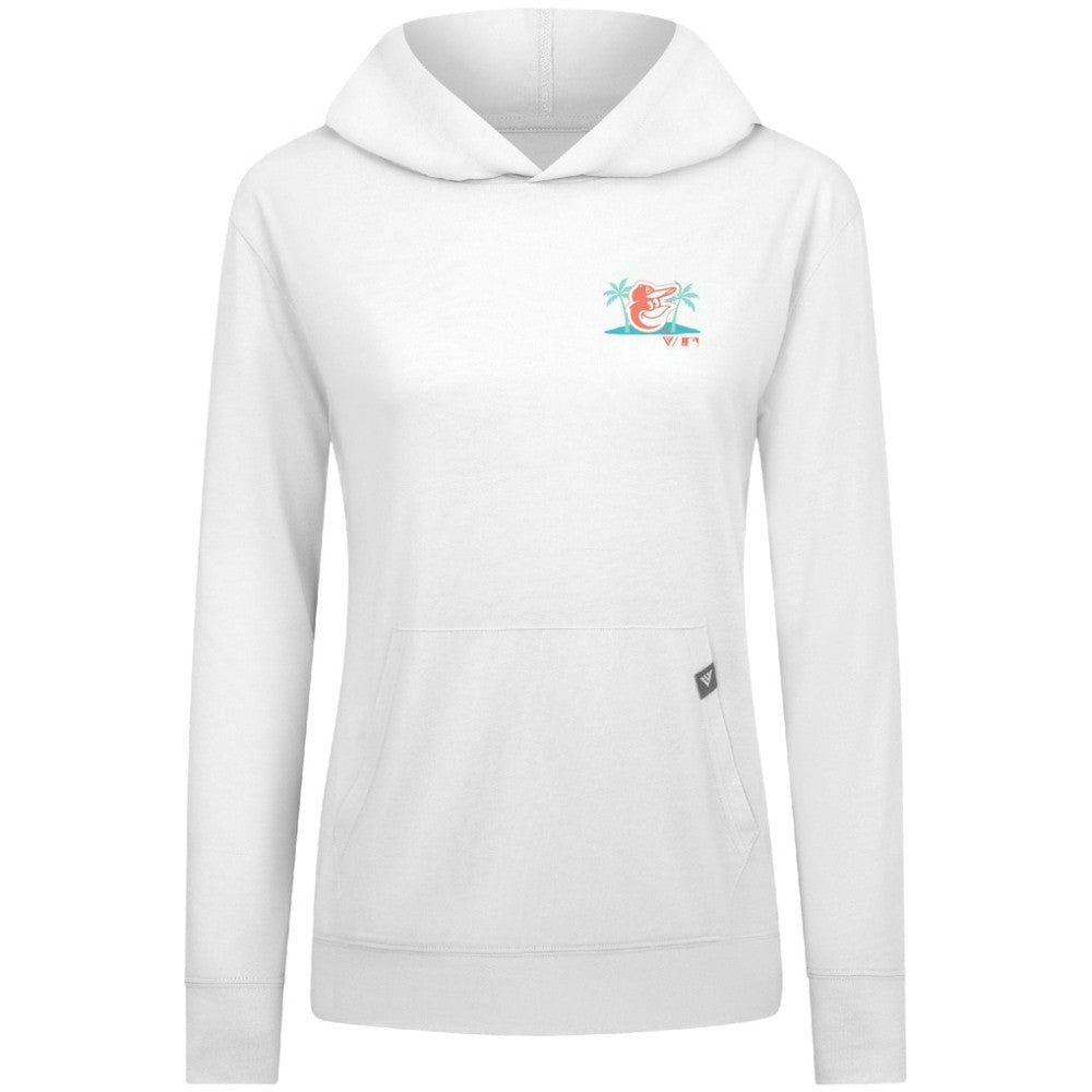 Baltimore Orioles Levelwear Women's Relay Spring Break Panoramic Bold Hoodie - MLB