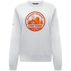 Milwaukee Brewers Levelwear Women's Yvette Spring Training Badge Bold Sweatshirt - MLB