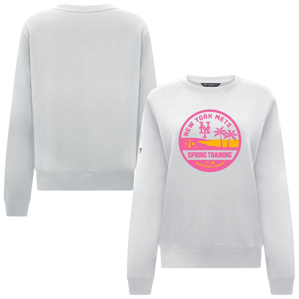 New York Mets Levelwear Women's Yvette Spring Training Badge Bold Sweatshirt - MLB