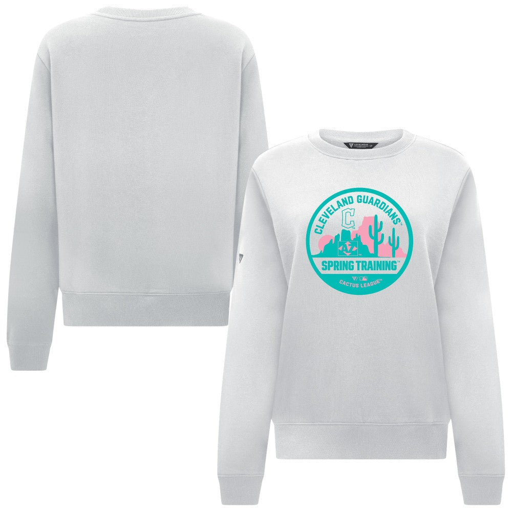 Cleveland Guardians Levelwear Women's Yvette Spring Training Badge Bold Sweatshirt - MLB