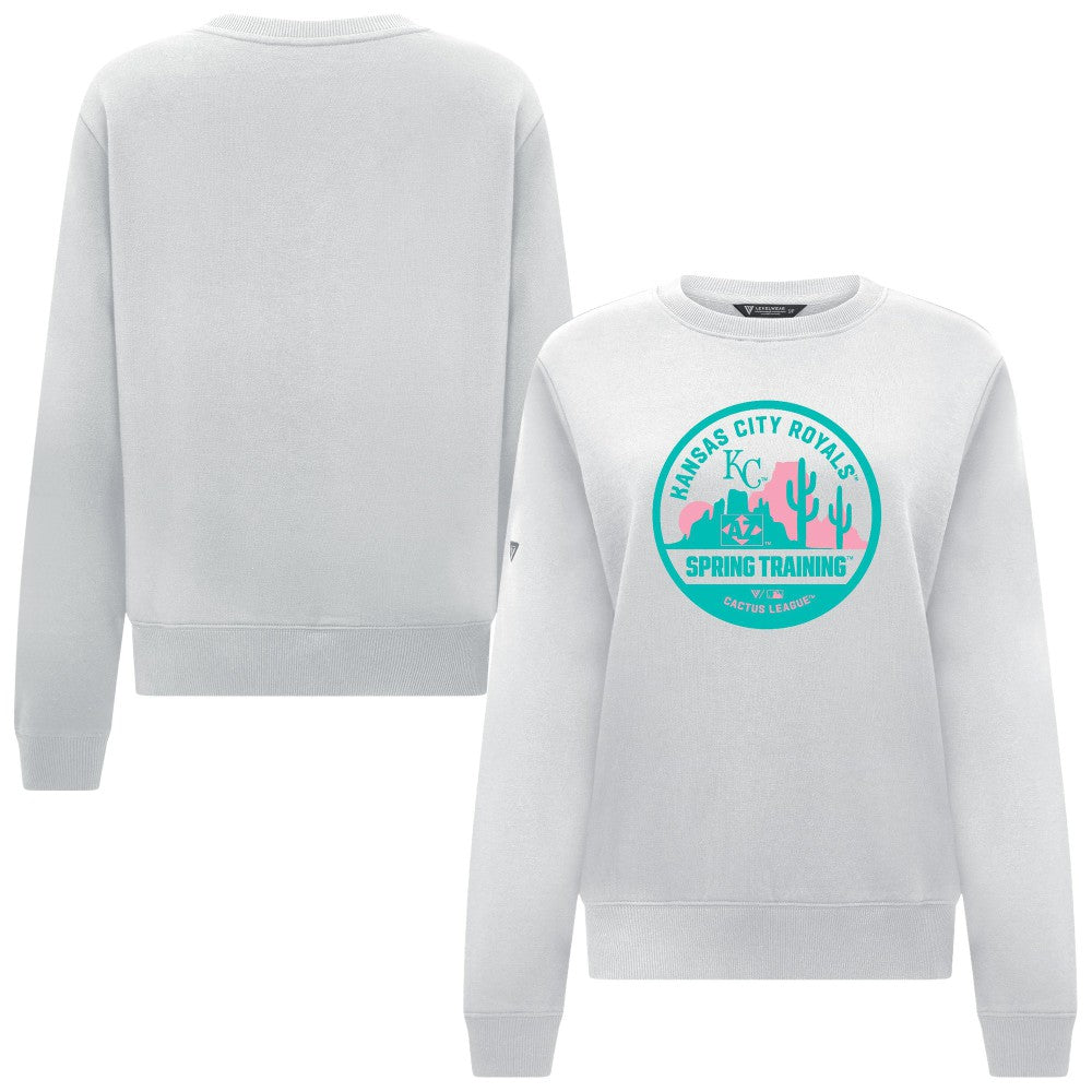 Kansas City Royals Levelwear Women's Yvette Spring Training Badge Bold Sweatshirt - MLB