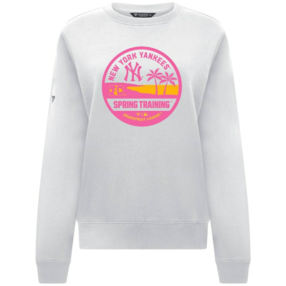 New York Yankees Levelwear Women's Yvette Spring Training Badge Bold Sweatshirt - MLB