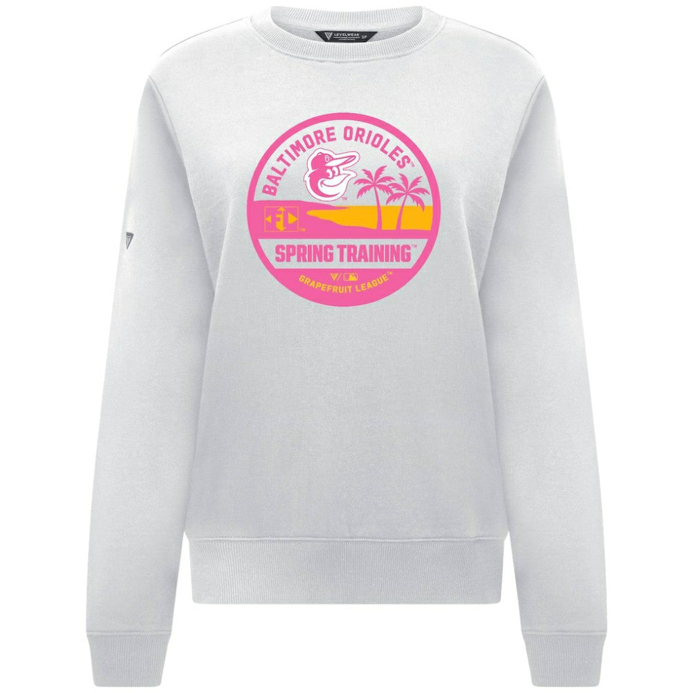 Baltimore Orioles Levelwear Women's Yvette Spring Training Badge Bold Sweatshirt - MLB