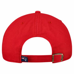 New England Patriots '47 Clean Up Primary Logo Adjustable Hat Red | 47 brand