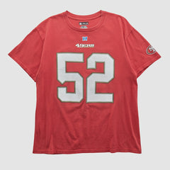 San Francisco 49ers NFL 2010s T-shirt Red Vintage | Fanatics