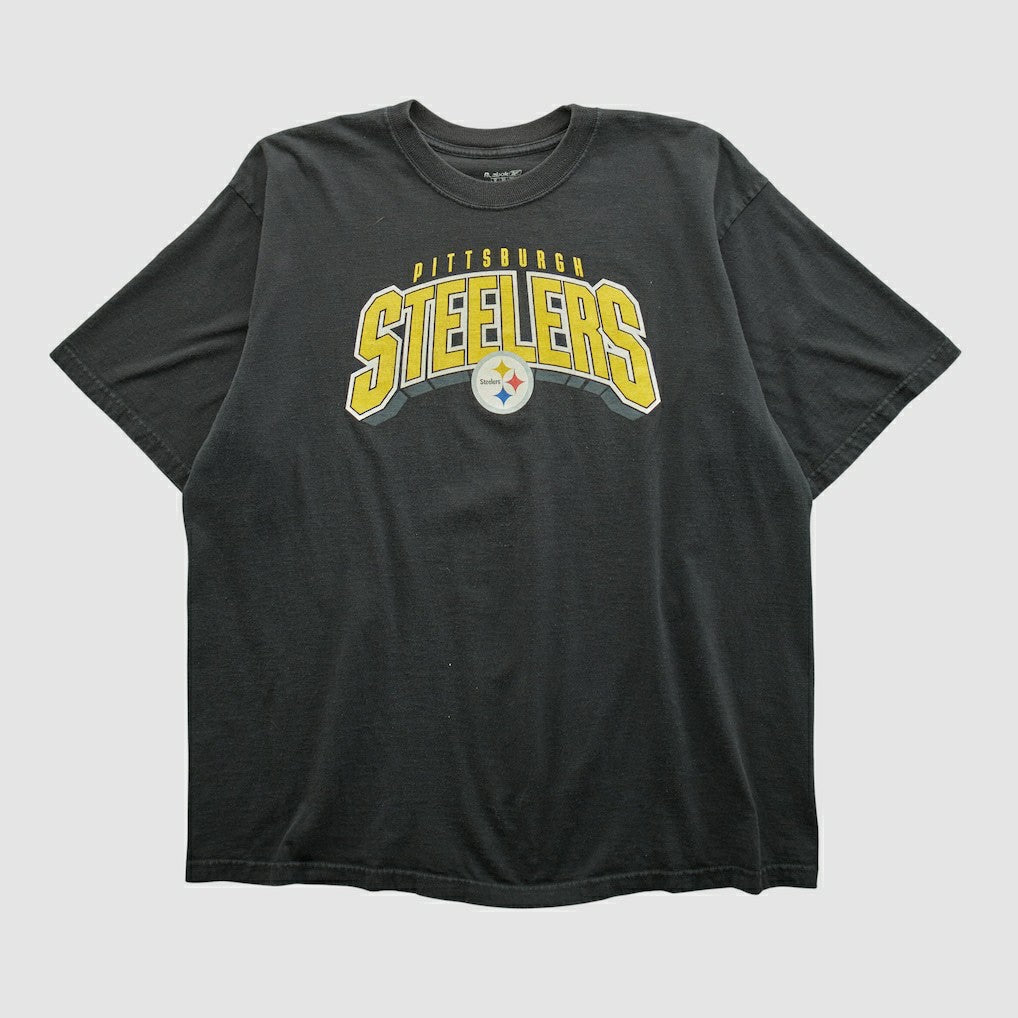 Pittsburgh Steelers Reebok 2000s T-shirt Black Vintage | Fanatics