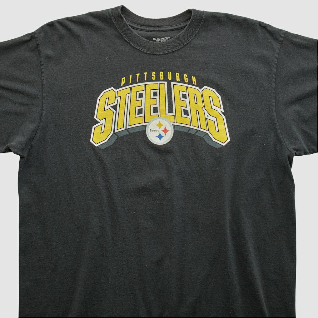 Pittsburgh Steelers Reebok 2000s T-shirt Black Vintage | Fanatics
