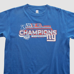 Super Bowl XLII NFL 2007 T-shirt Blue Vintage | Fanatics