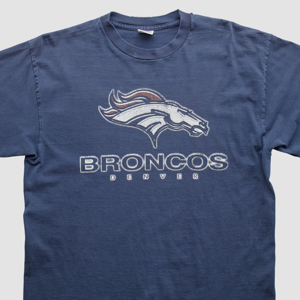 Denver Broncos Delta 2000s Long Sleeve T-shirt Navy Vintage | Fanatics