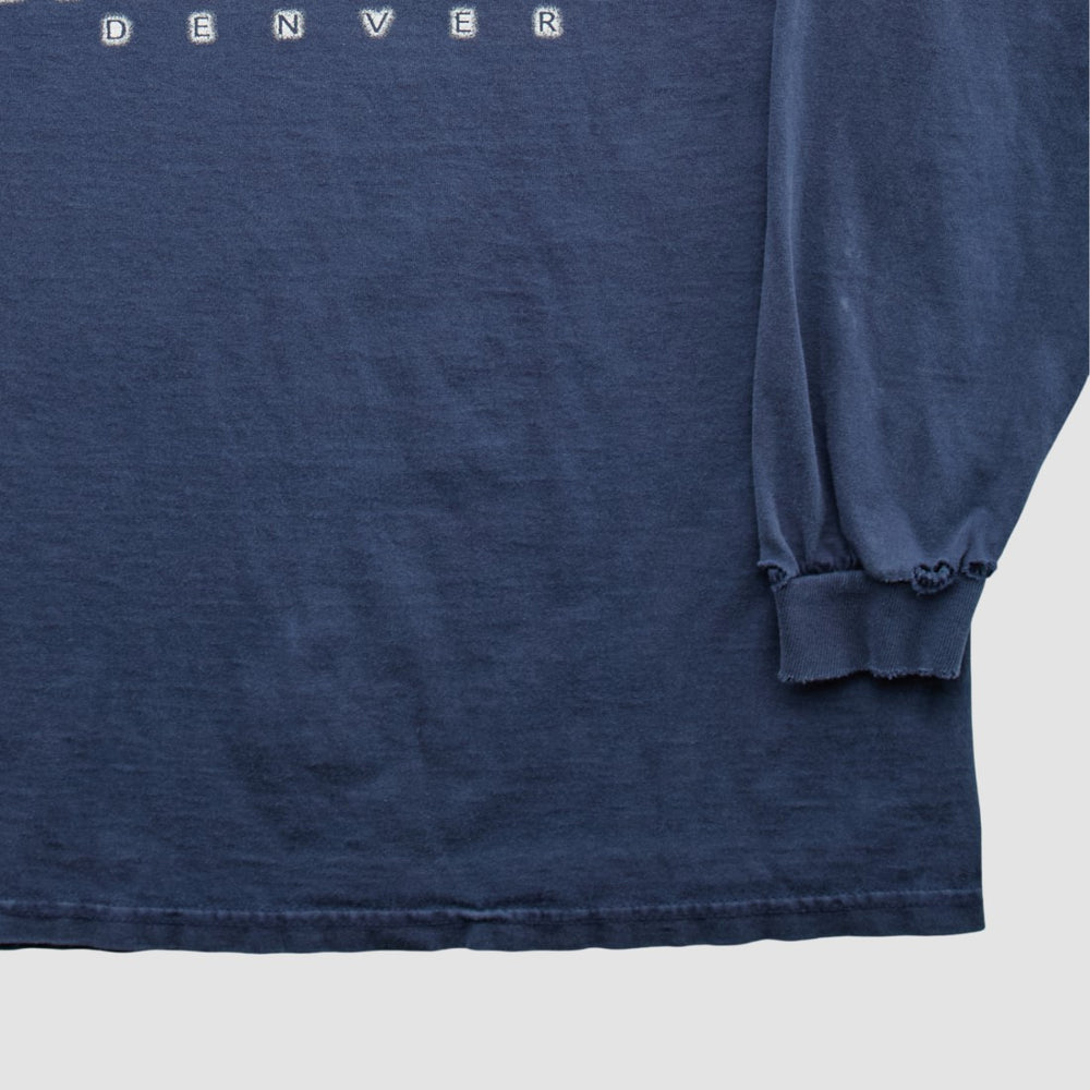 Denver Broncos Delta 2000s Long Sleeve T-shirt Navy Vintage | Fanatics
