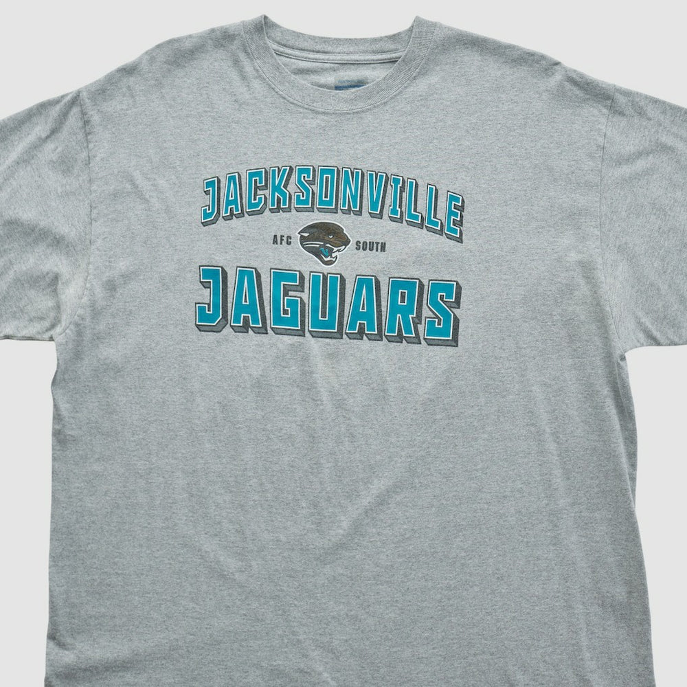 Jacksonville Jaguars Reebok 2000s T-shirt Heather Gray Vintage | Fanatics