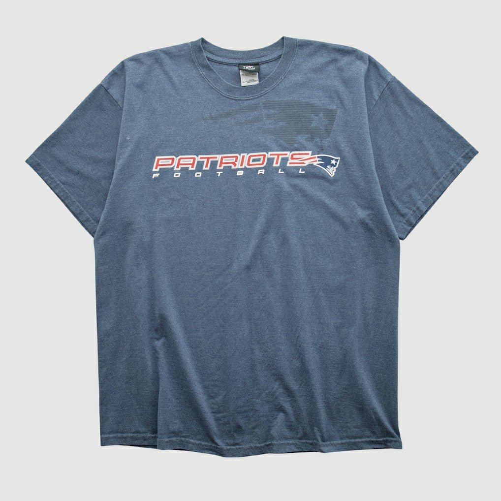 New England Patriots NFL 2010s T-shirt Blue Vintage | Fanatics