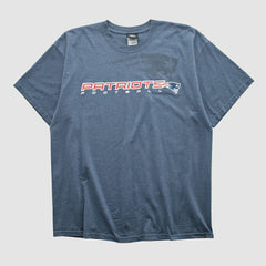 New England Patriots NFL 2010s T-shirt Blue Vintage | Fanatics