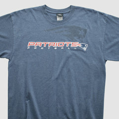 New England Patriots NFL 2010s T-shirt Blue Vintage | Fanatics