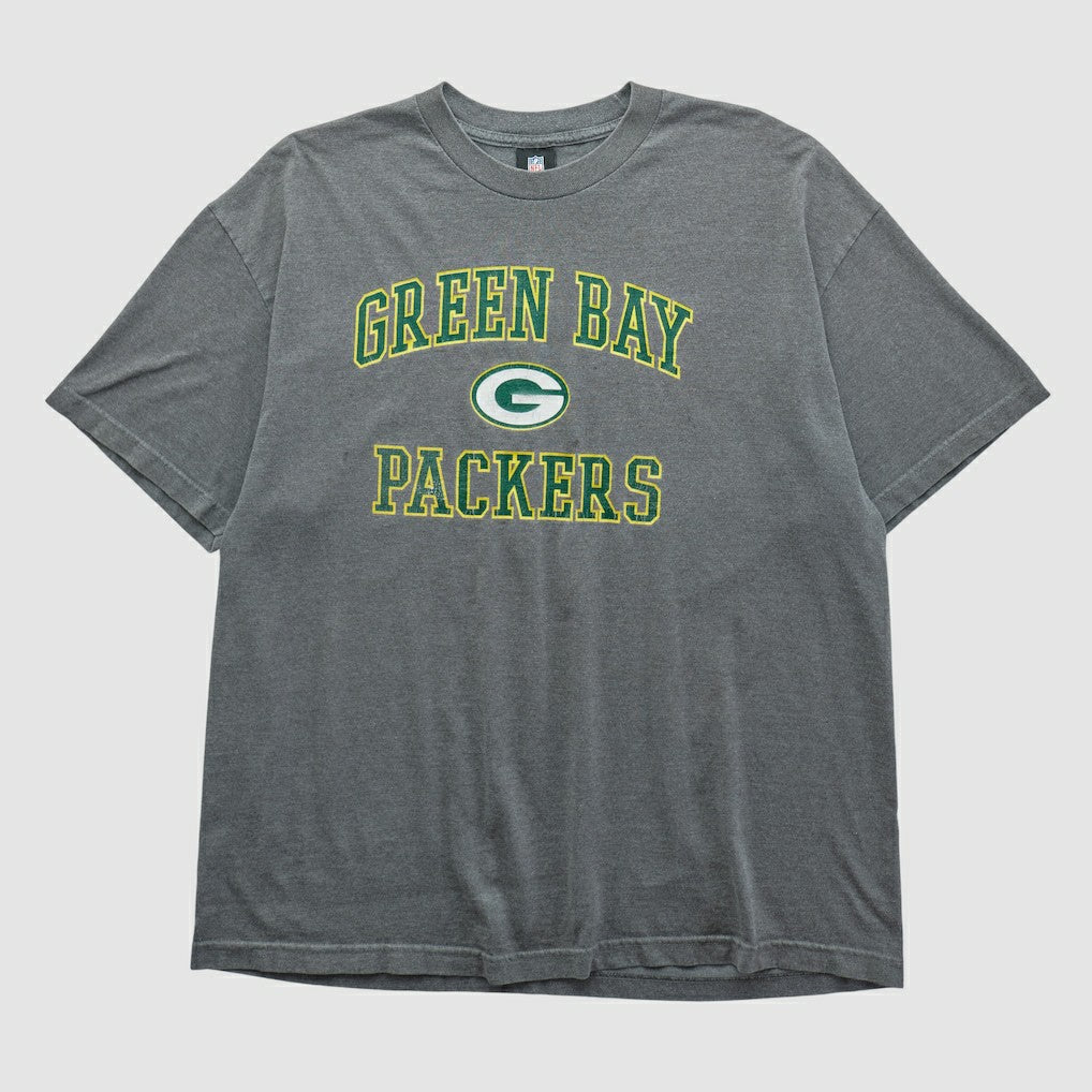 Green Bay Packers NFL 2010s T-shirt Dark Heather Gray Vintage | Fanatics