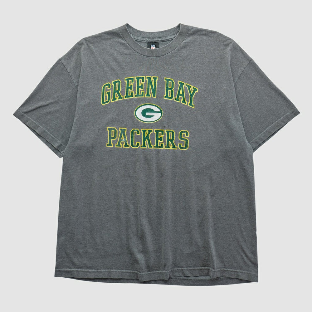 Green Bay Packers NFL 2010s T-shirt Dark Heather Gray Vintage | Fanatics