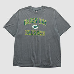 Green Bay Packers NFL 2010s T-shirt Dark Heather Gray Vintage | Fanatics