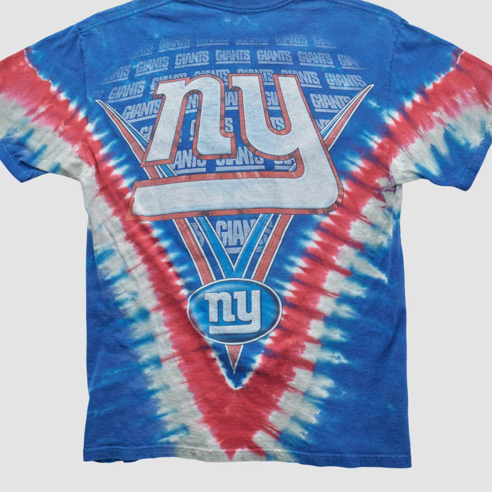 New York Giants Majestic 2000s T-shirt Blue Vintage | Fanatics