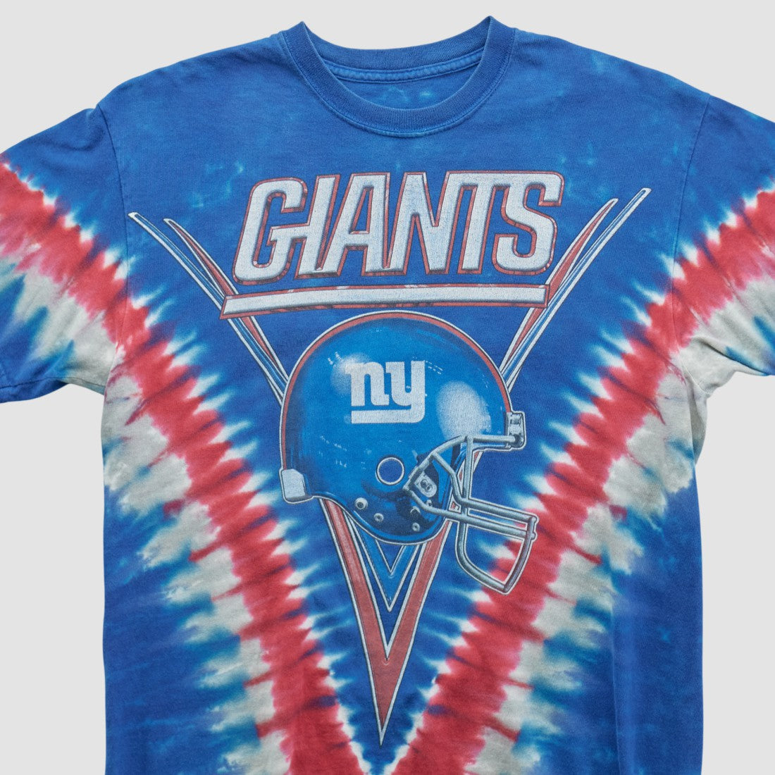 New York Giants Majestic 2000s T-shirt Blue Vintage | Fanatics