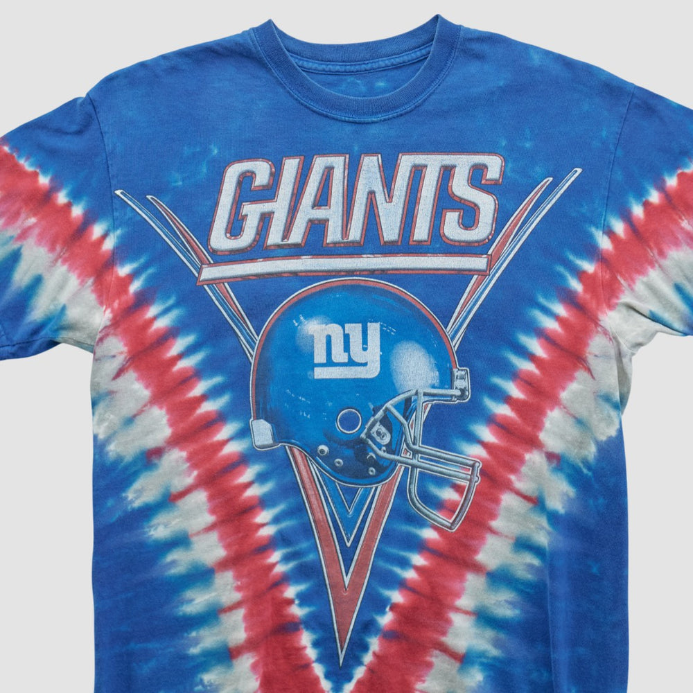 New York Giants Majestic 2000s T-shirt Blue Vintage | Fanatics