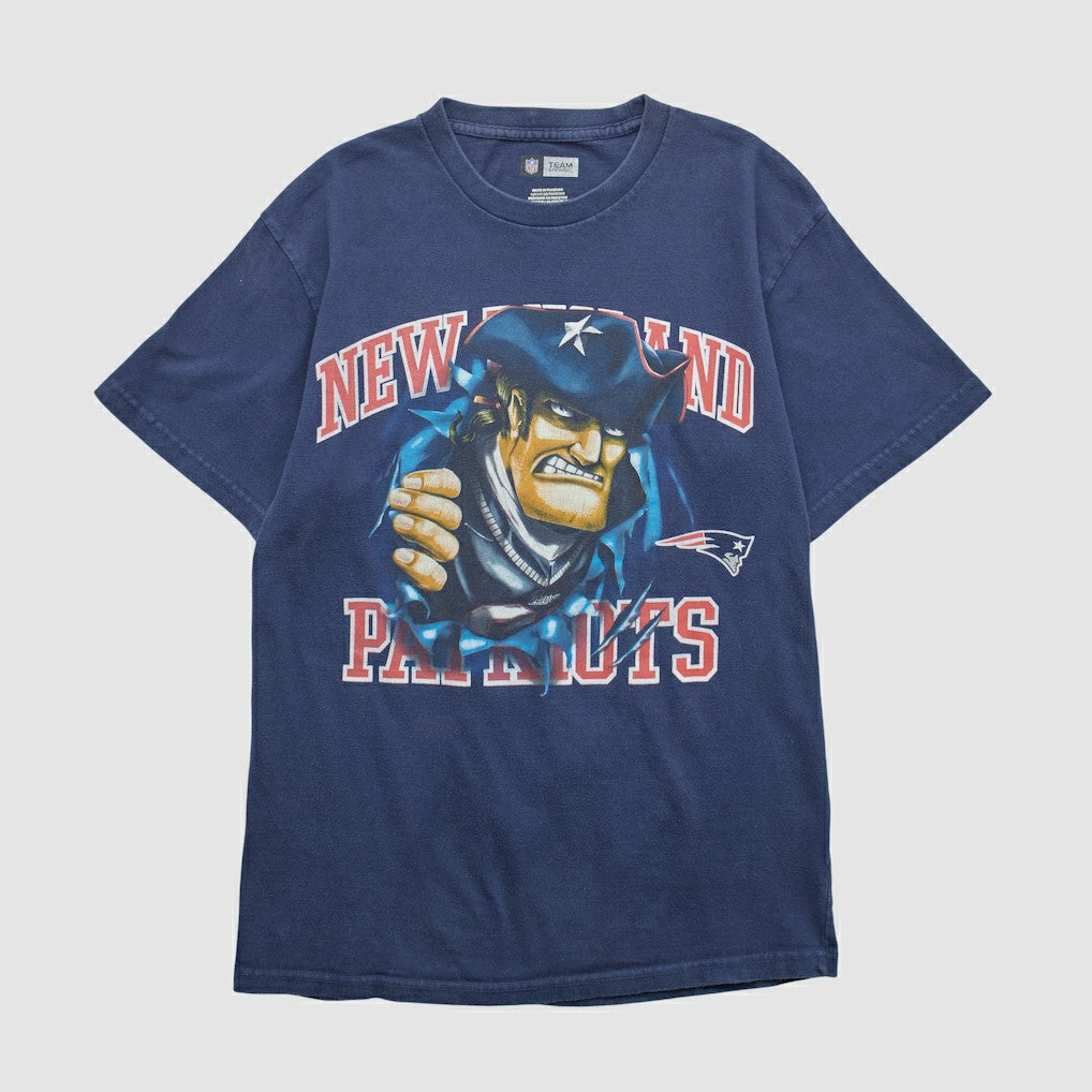 New England Patriots NFL 2010s T-shirt Navy Vintage | Fanatics