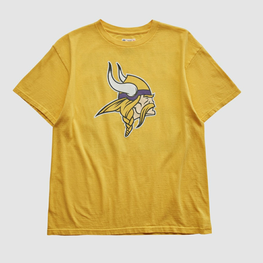 Minnesota Vikings NFL 2000s T-shirt Yellow Vintage | Fanatics