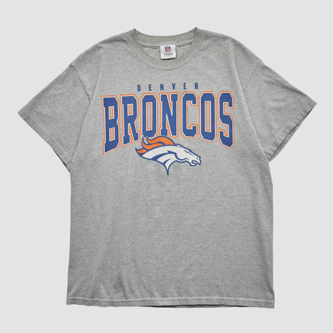 Denver Broncos NFL 2010s T-shirt Heather Gray Vintage | Fanatics