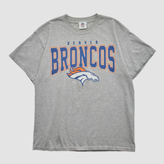Denver Broncos NFL 2010s T-shirt Heather Gray Vintage | Fanatics