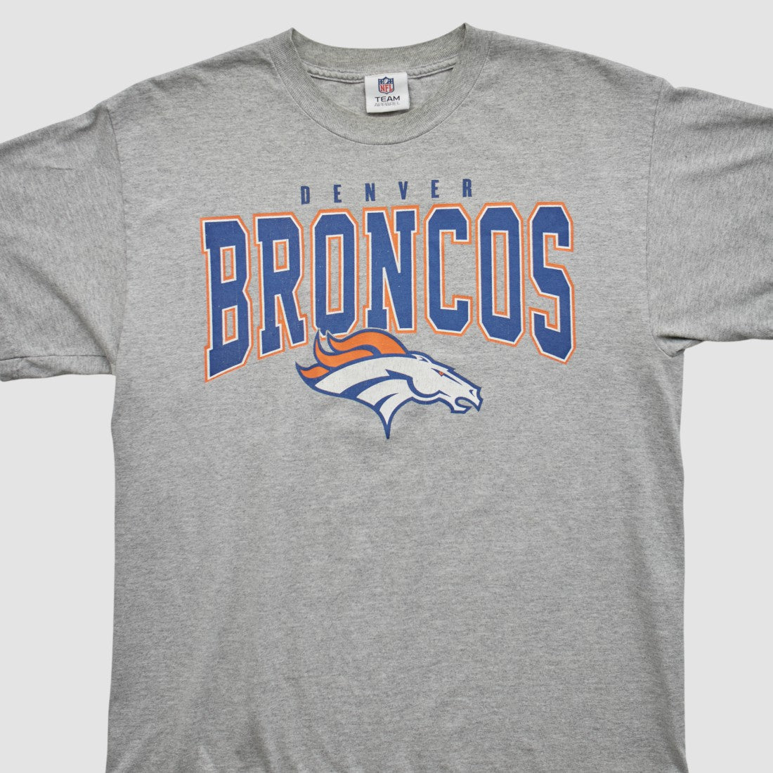 Denver Broncos NFL 2010s T-shirt Heather Gray Vintage | Fanatics