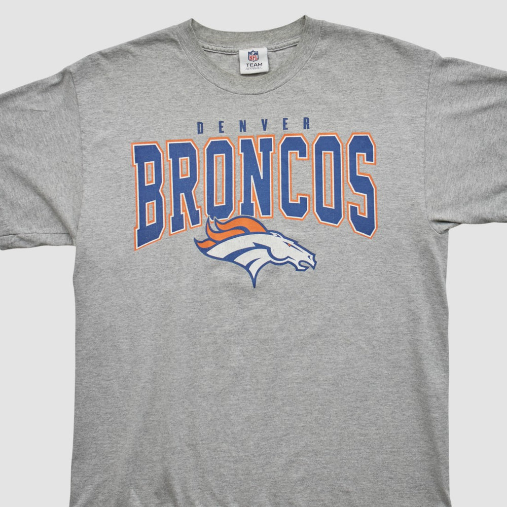 Denver Broncos NFL 2010s T-shirt Heather Gray Vintage | Fanatics